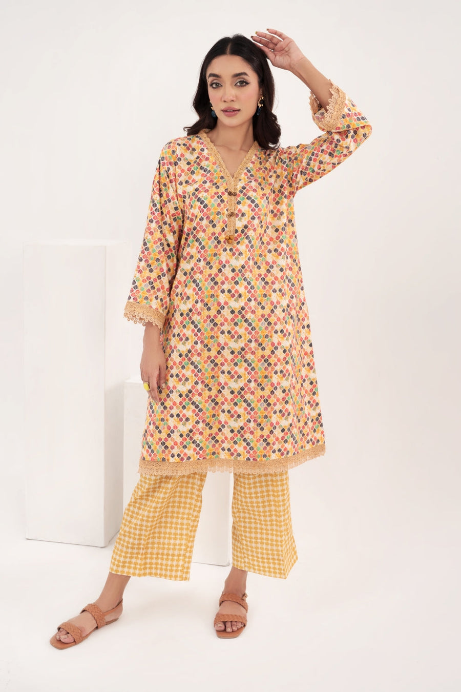Ittehad Textiles Printed Cotton Unstitched 2Pc Suit LF-HC23-2318