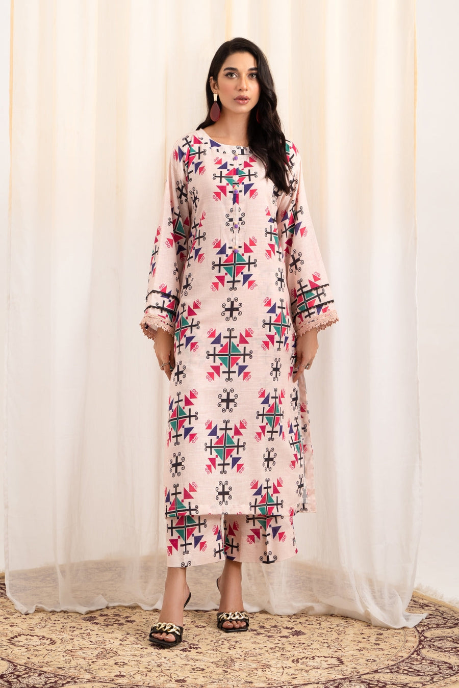Ittehad Textiles Printed Khaddar Unstitched 2Pc Suit LF-HK23-2311