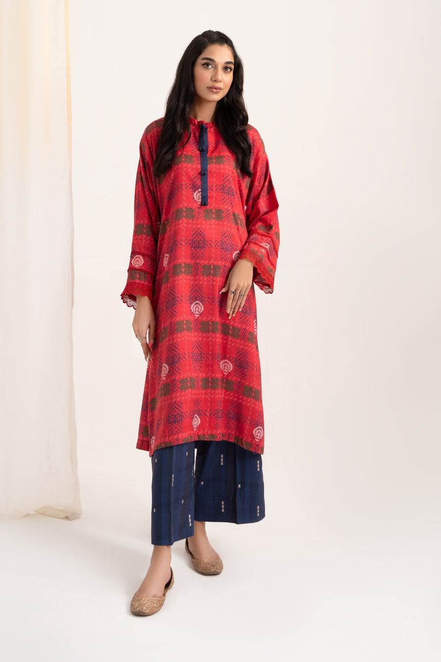 Ittehad Textiles Printed Linen Unstitched 2Pc Suit LF-HL23-2301