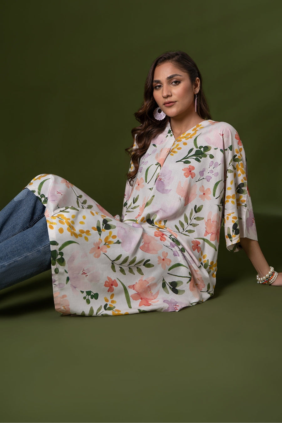 Ittehad Textiles Printed Linen Unstitched 1Pc Shirt LF-IPL-1P-2302
