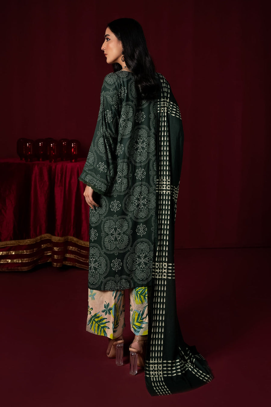 Ittehad Textiles Unstitched Printed Linen 3Pc Suit LF-IPL23-003