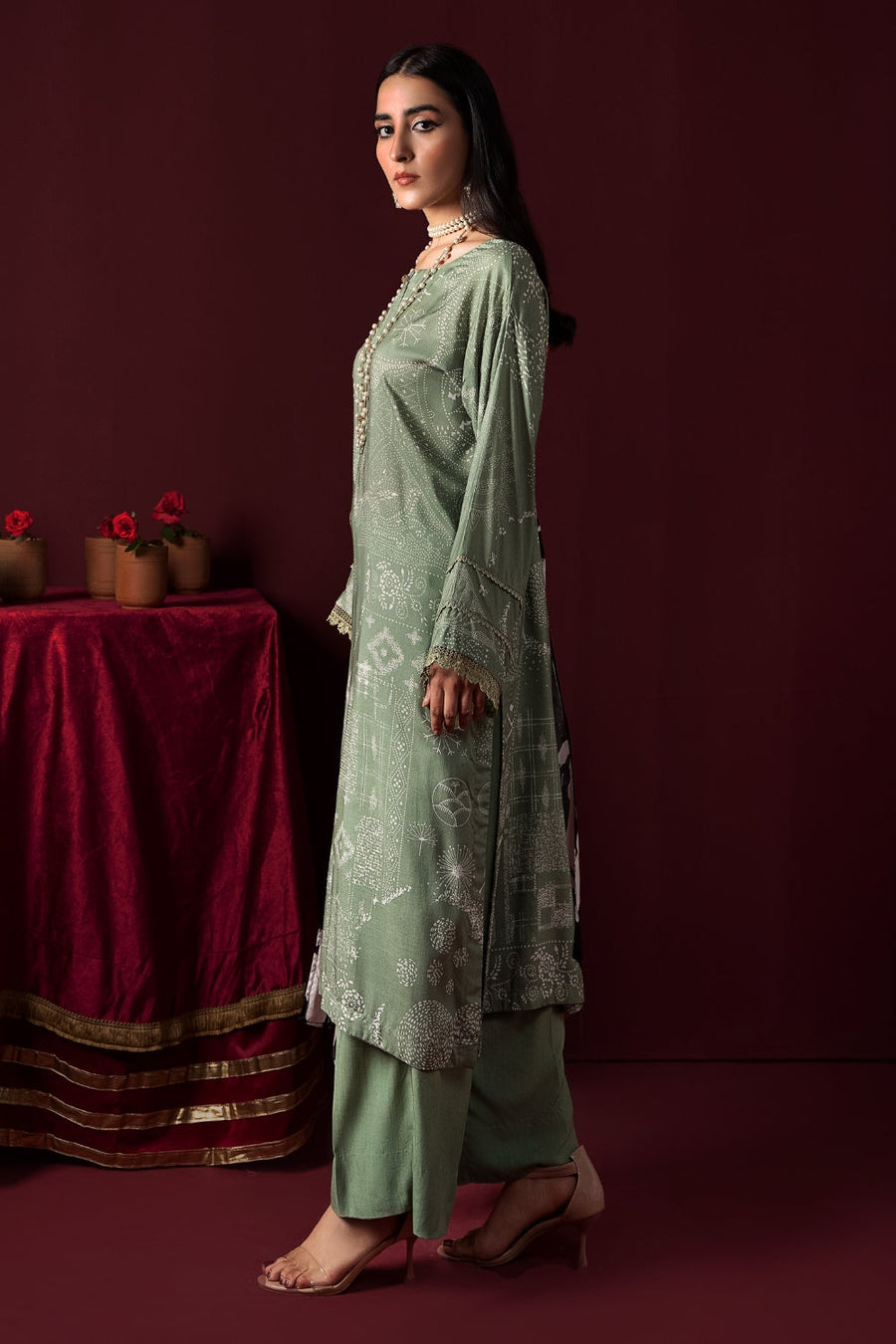 Ittehad Textiles Unstitched Printed Linen 3Pc Suit LF-IPL23-008