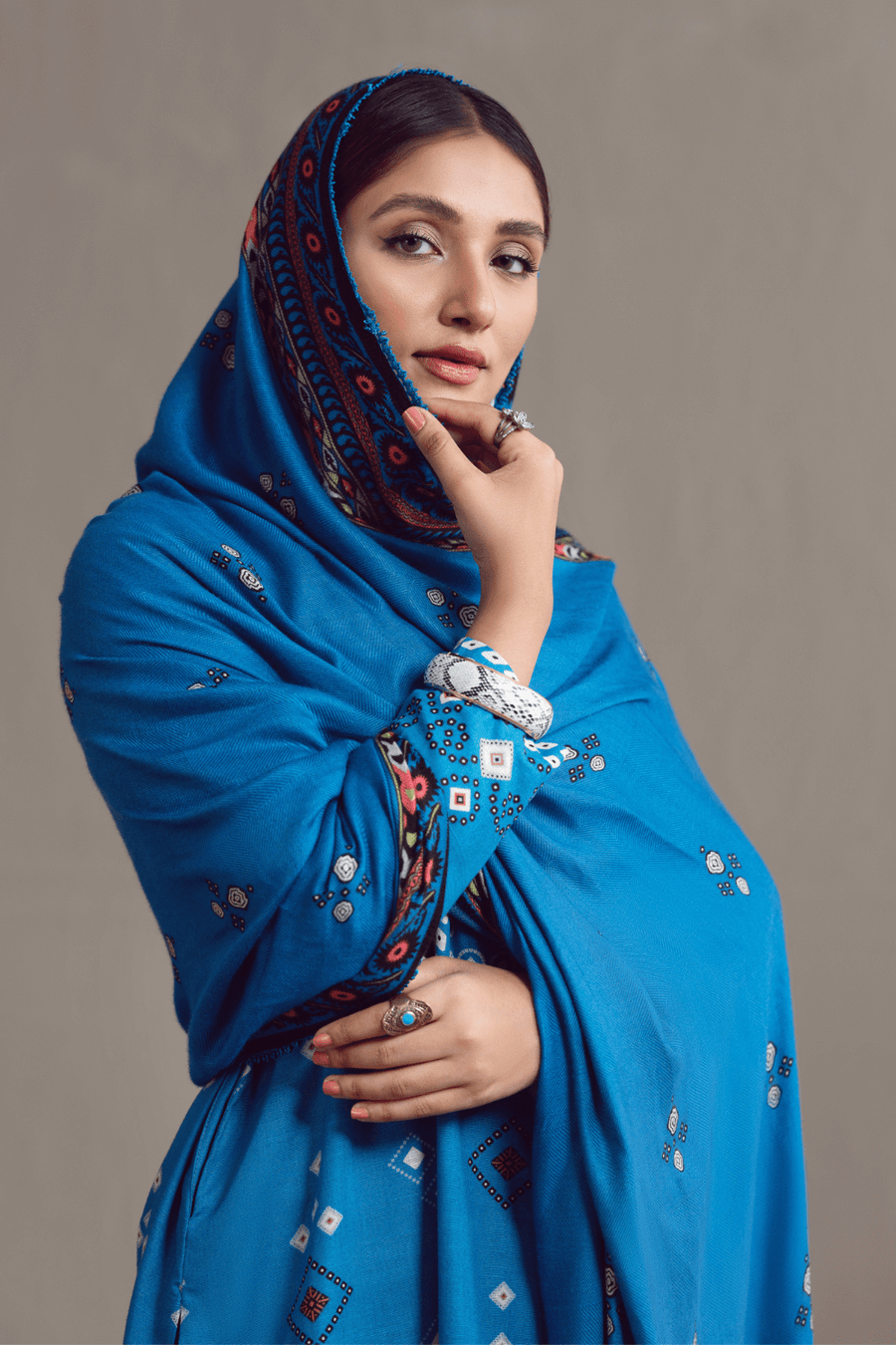 Ittehad Textiles Printed Khaddar Unstitched 3Pc Suit LF-KHC-008B