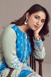 Ittehad Textiles Printed Khaddar Unstitched 3Pc Suit LF-KHC-009B