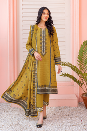 Ittehad Textiles Printed Khaddar Unstitched 3Pc Suit LF-VSK-002