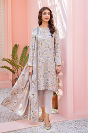 Ittehad Textiles Unstitched Printed Linen 3Pc Suit LF-VSL-005B