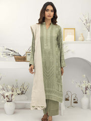 Lakhany by LSM Pashmina Printed Unstitched 3Pc Suit LG-AM-0028-B
