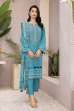 Lakhany Dareechay Embroidered Pashmina Unstitched 3Pc Suit LG-AM-0039