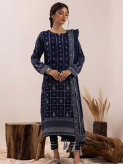 Lakhany Pashmina Printed Unstitched 3 Piece Suit LG-AM-0050-A