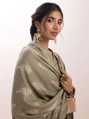 Lakhany Pashmina Printed Unstitched 3 Piece Suit LG-AM-0050-B