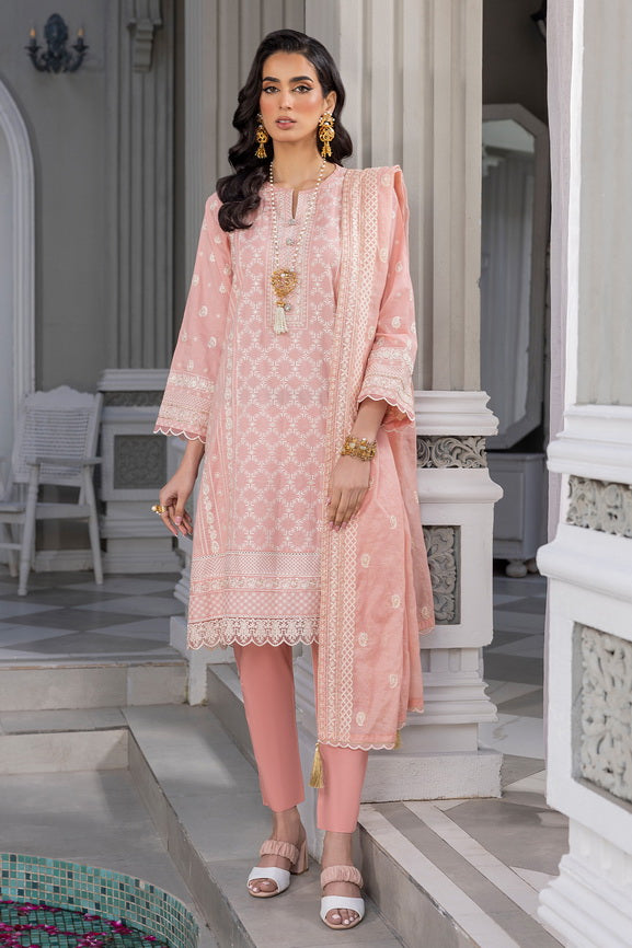 Lakhany Festive Eid Embroidered Lawn Unstitched 3Pc Suit LG-AM-0060