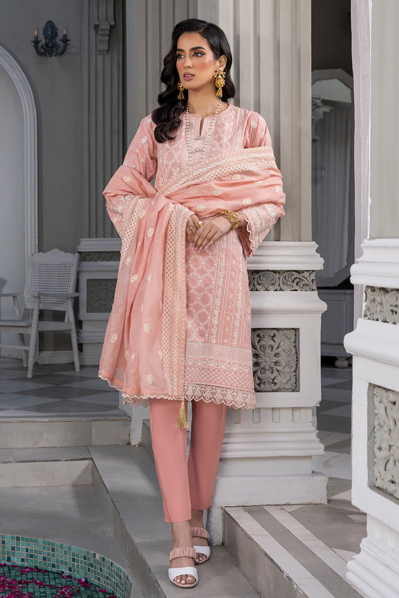 Lakhany Festive Eid Embroidered Lawn Unstitched 3Pc Suit LG-AM-0060