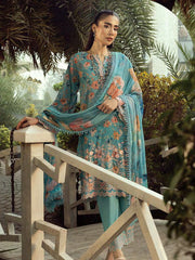 Lakhany Spring Embroidered Lawn Unstitched 3Pc Suit LG-AR-0087