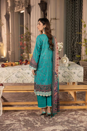 Lakhany Komal Embroidered Lawn Unstitched 3Pc Suit LG-AR-0131