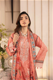 Lakhany Komal Embroidered Lawn Unstitched 3Pc Suit LG-AR-0132