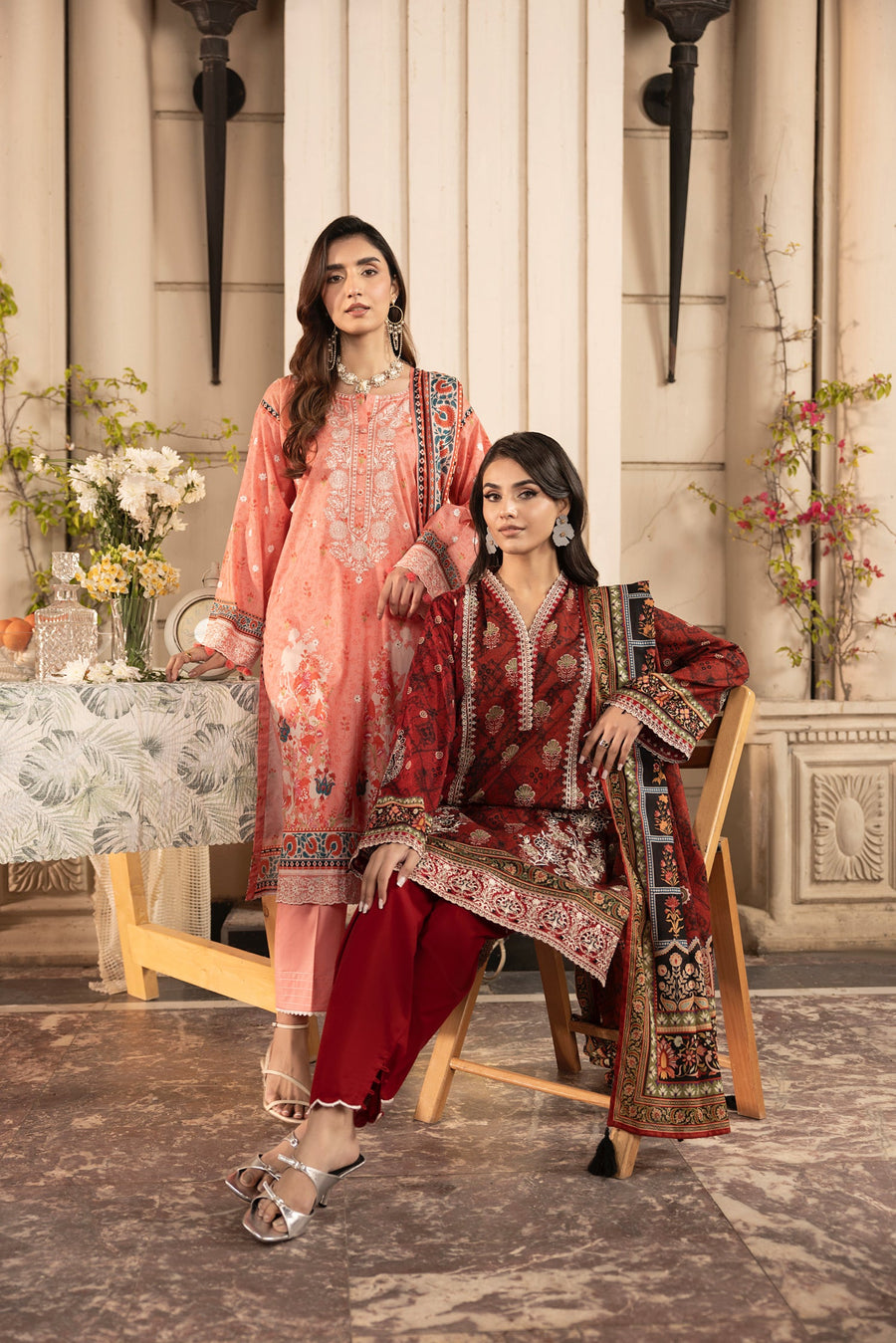 Lakhany Komal Embroidered Lawn Unstitched 3Pc Suit LG-AR-0132