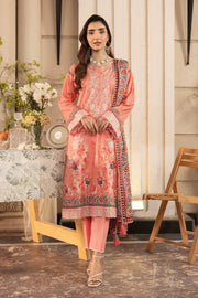 Lakhany Komal Embroidered Lawn Unstitched 3Pc Suit LG-AR-0132