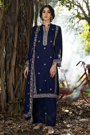 Lakhany Embroidered Cashmi Wool Unstitched 3Pc Suit LG-IZ-0023