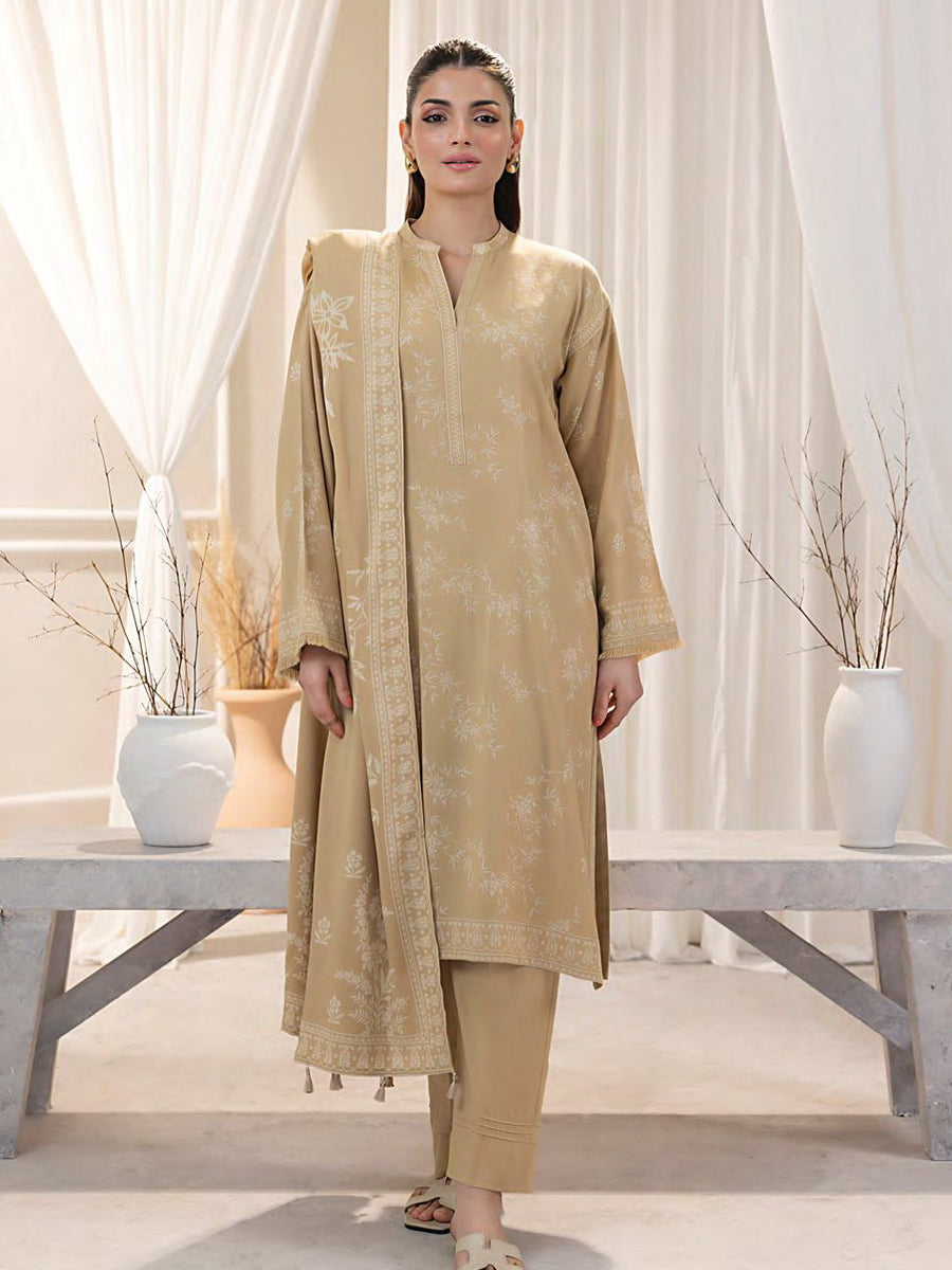 Lakhany Cashmi Wool Unstitched Printed 3Pc Suit LG-IZ-0269-A