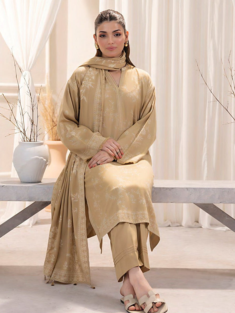 Lakhany Cashmi Wool Unstitched Printed 3Pc Suit LG-IZ-0269-A