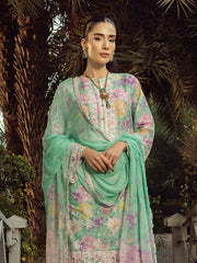 Lakhany Spring Embroidered Lawn Unstitched 3Pc Suit LG-IZ-0282