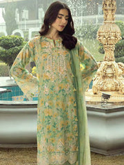 Lakhany Spring Embroidered Lawn Unstitched 3Pc Suit LG-IZ-0286