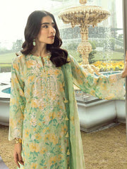 Lakhany Spring Embroidered Lawn Unstitched 3Pc Suit LG-IZ-0286