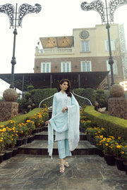 Lakhany Embroidered Luxury Lawn Unstitched 3Pc Suit LG-IZ-0308