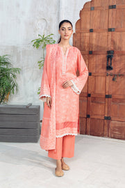 Lakhany Printed Pashmina Unstitched 3Pc Suit LG-IZ-0511-B
