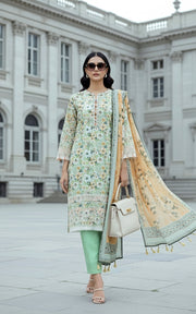 Lakhany Komal Embroidered Lawn Unstitched 3Pc Suit LG-IZ-0512