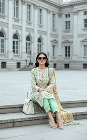 Lakhany Komal Embroidered Lawn Unstitched 3Pc Suit LG-IZ-0512