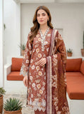 Lakhany Komal Vol-02 Embroidered Lawn Unstitched 3Pc Suit LG-IZ-0605