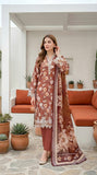 Lakhany Komal Vol-02 Embroidered Lawn Unstitched 3Pc Suit LG-IZ-0605