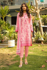 Komal Prints by Lakhany Unstitched Printed Lawn 3Pc Suit LG-MM-0012-A