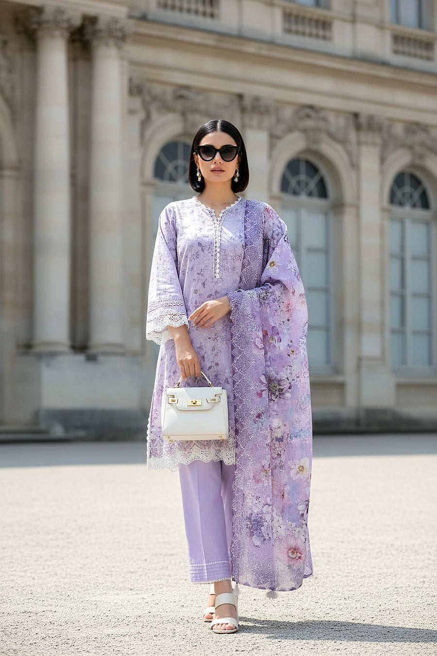 Lakhany Komal Embroidered Lawn Unstitched 3Pc Suit LG-MM-0921