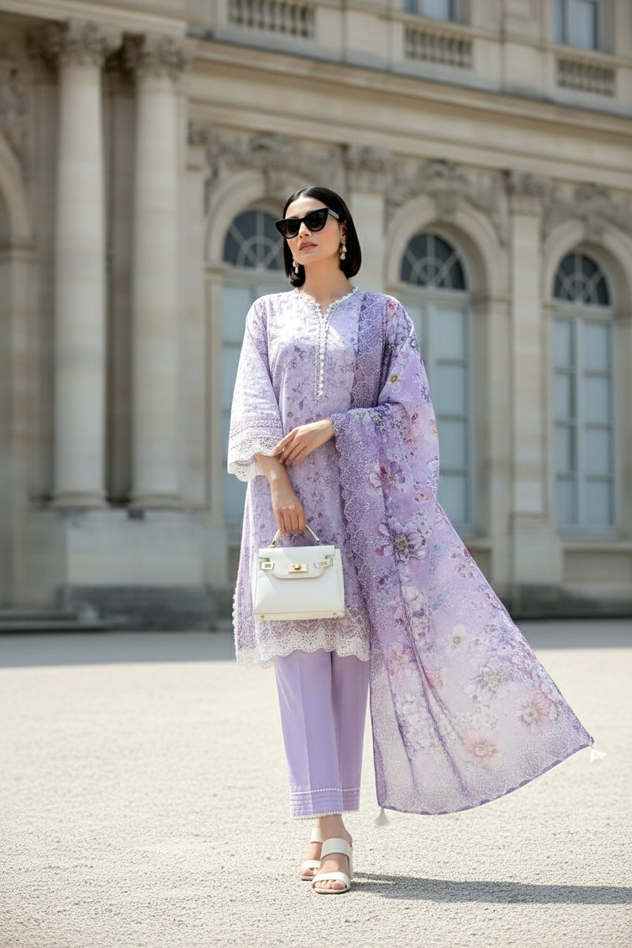 Lakhany Komal Embroidered Lawn Unstitched 3Pc Suit LG-MM-0921