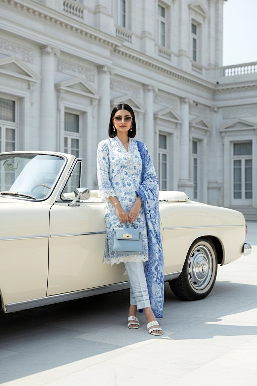Lakhany Komal Embroidered Lawn Unstitched 3Pc Suit LG-MM-0922