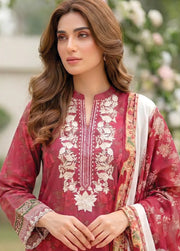 Lakhany Summer Essentials Embroidered Lawn Unstitched 3Pc Suit LG-MM-1031