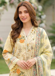 Lakhany Summer Essentials Embroidered Lawn Unstitched 3Pc Suit LG-MM-1037