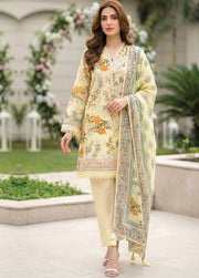 Lakhany Summer Essentials Embroidered Lawn Unstitched 3Pc Suit LG-MM-1037