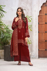 Lakhany Printed Pashmina Unstitched 3Pc Suit LG-RK-0082-A
