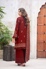 Lakhany Printed Pashmina Unstitched 3Pc Suit LG-RK-0082-A
