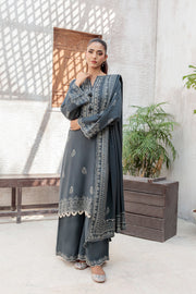Lakhany Printed Pashmina Unstitched 3Pc Suit LG-RK-0082-B