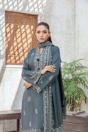 Lakhany Printed Pashmina Unstitched 3Pc Suit LG-RK-0082-B