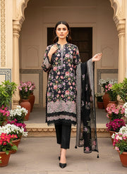 Lakhany Summer Essentials Embroidered Lawn Unstitched 3Pc Suit LG-RK-0098