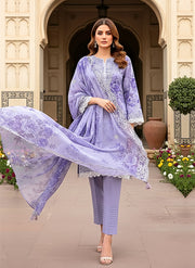 Lakhany Summer Essentials Embroidered Lawn Unstitched 3Pc Suit LG-RK-0113