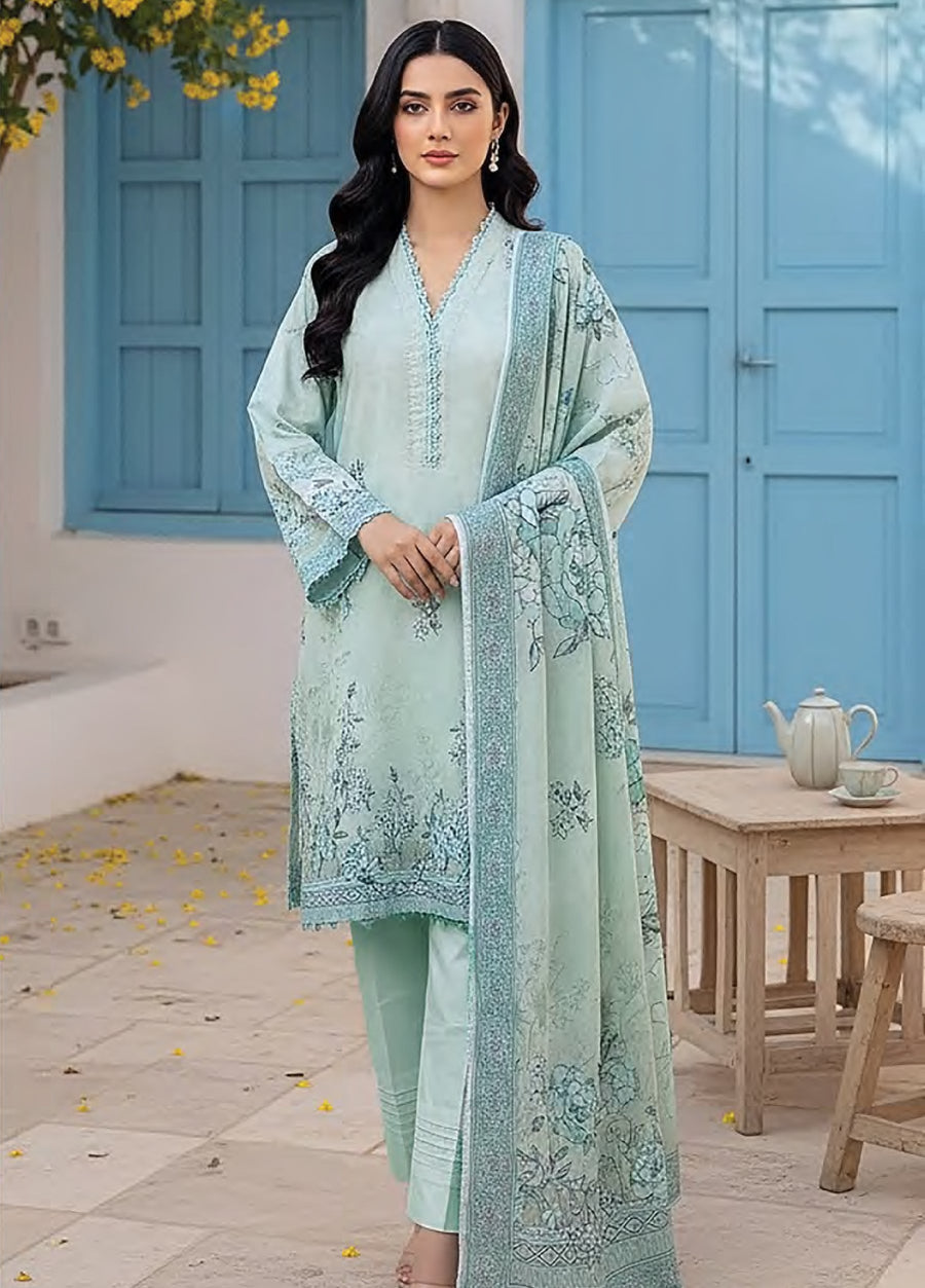 Lakhany Summer Prints Lawn Unstitched 3Pc Suit LG-RK-0124