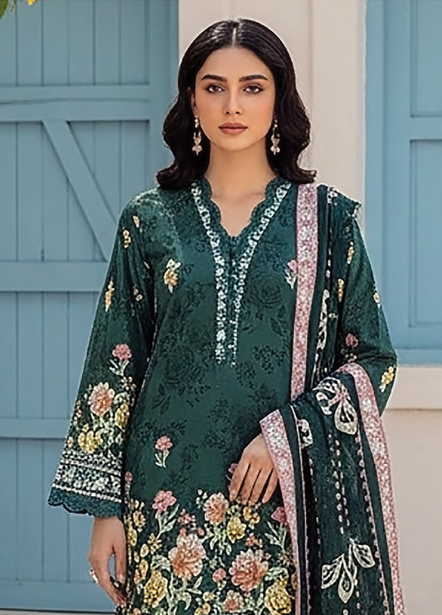 Lakhany Summer Prints Lawn Unstitched 3Pc Suit LG-RK-0129