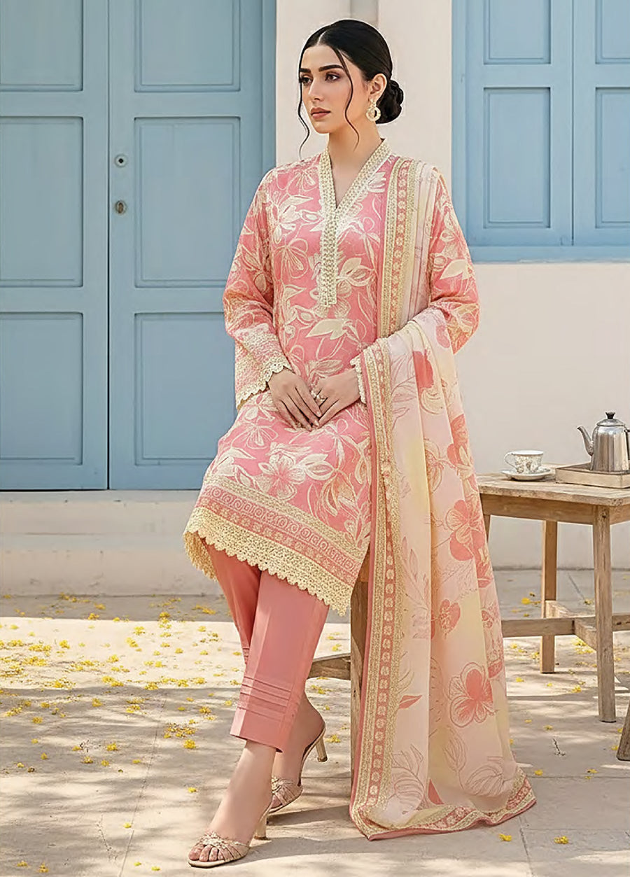 Lakhany Summer Prints Lawn Unstitched 3Pc Suit LG-RK-0137