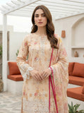 Lakhany Komal Vol-02 Embroidered Lawn Unstitched 3Pc Suit LG-RK-0154